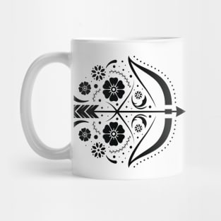 Scandinavian Folk Style Archery Mug